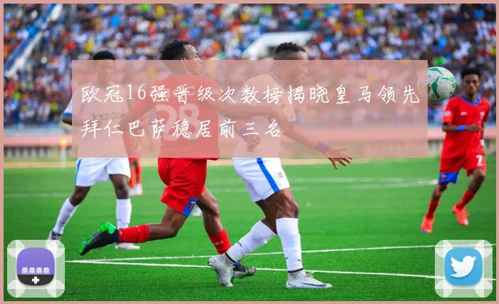 欧冠16强晋级次数榜揭晓皇马领先拜仁巴萨稳居前三名