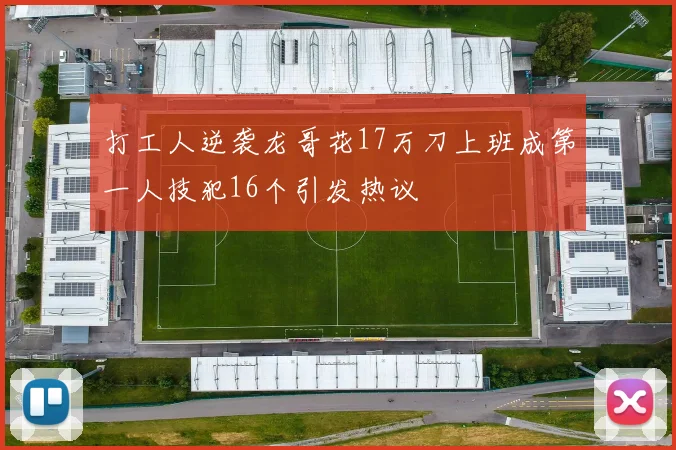 打工人逆袭龙哥花17万刀上班成第一人技犯16个引发热议